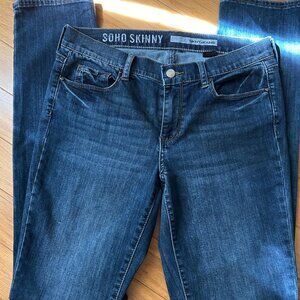 DKNY Midrise Skinny Stretch Soho Classic Jeans Size 4 x 30